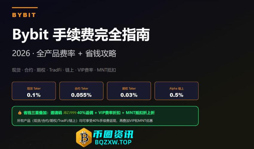 Bybit交易手续费是什么？现货、合约与VIP费率结构说明